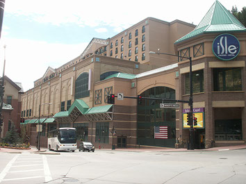 Isle, Capri, Casino, Blackhawk, Colorado, exterior view 3