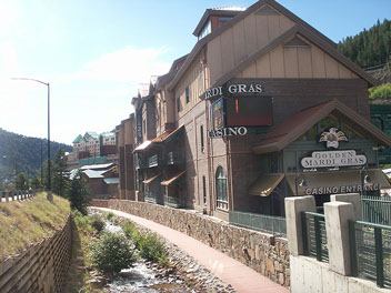 Mardi Gras, Casino, Blackhawk, Colorado, exterior view 2
